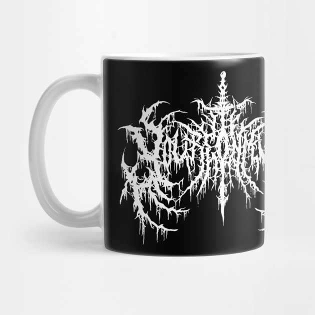 YOU'RE ON MUTE Death Metal Logo by Brootal Branding